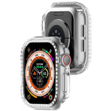 Apple Watch 10 (46mm) Hard Plastic Case - Transparent / Rhinestone