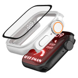 Apple Watch 11 / 10 (46mm) Hard Plastic Case with Built-In Screen Protector Glass - Grey