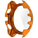 Garmin Tactix 8 AMOLED (51mm) Hard Plastic Case with Screen Protector Glass - Orange / Yellow