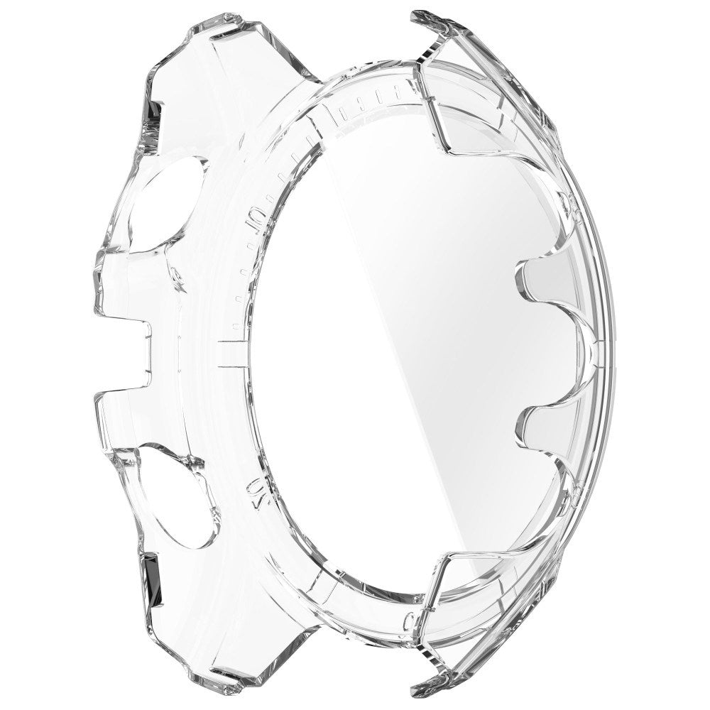 Garmin Tactix 8 AMOLED (51mm) Hard Plastic Case with Screen Protector Glass - Transparent