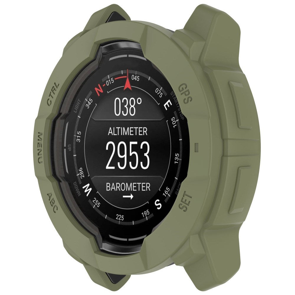 Garmin Instinct E (45mm) Bumper Silicone Case - Army Green