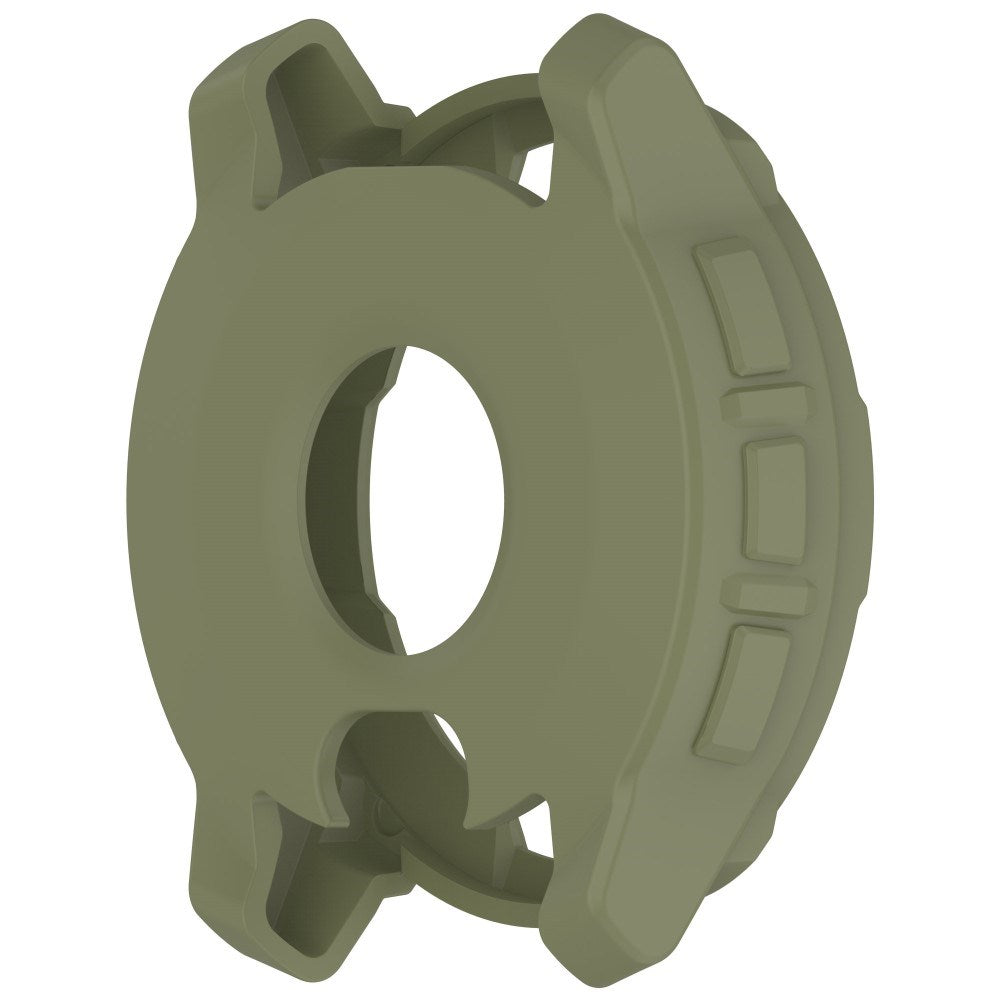Garmin Instinct 3 AMOLED / Solar (45mm) Bumper Silicone Case - Army Green