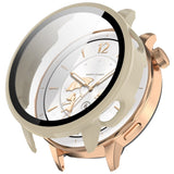 OnePlus Watch 3 (43mm) Case with Tempered Glass Screen Protector - White