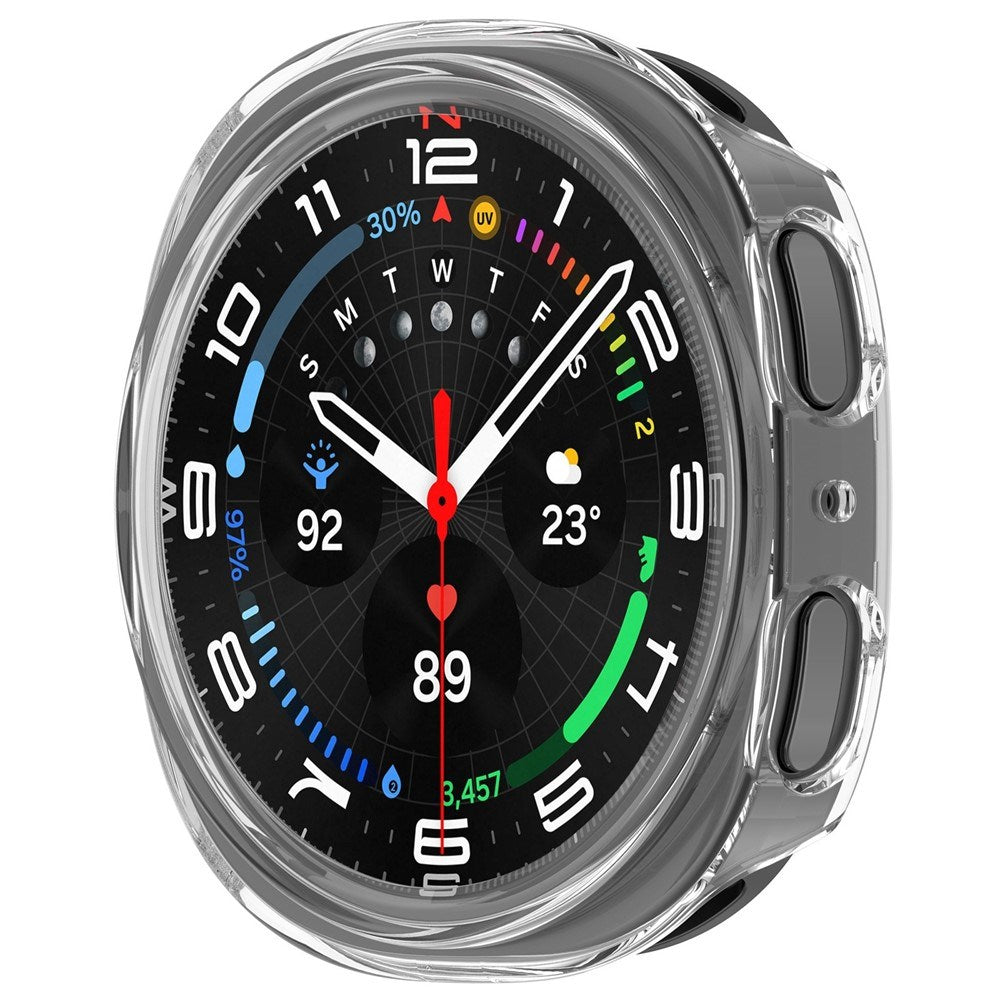 Samsung Galaxy Watch 8 (44mm) Semi-Enclosed Hard Plastic Case - Transparent