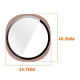 Samsung Galaxy Watch 8 (44mm) Hard Plastic Case with Screen Protector - Pink