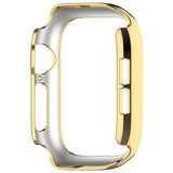 Apple Watch Series 12 (42mm) Hard Plastic Case - Gold & Rhinestones
