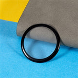 Samsung Galaxy Watch 8 (44mm) Plastic Screen Protector - Transparent / Black Edge