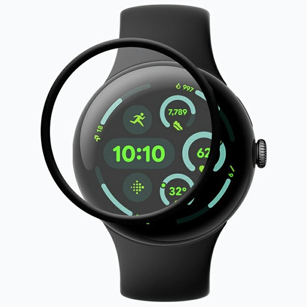 Google Pixel Watch 4 (41mm) Screen Protector - Transparent / Black Edge