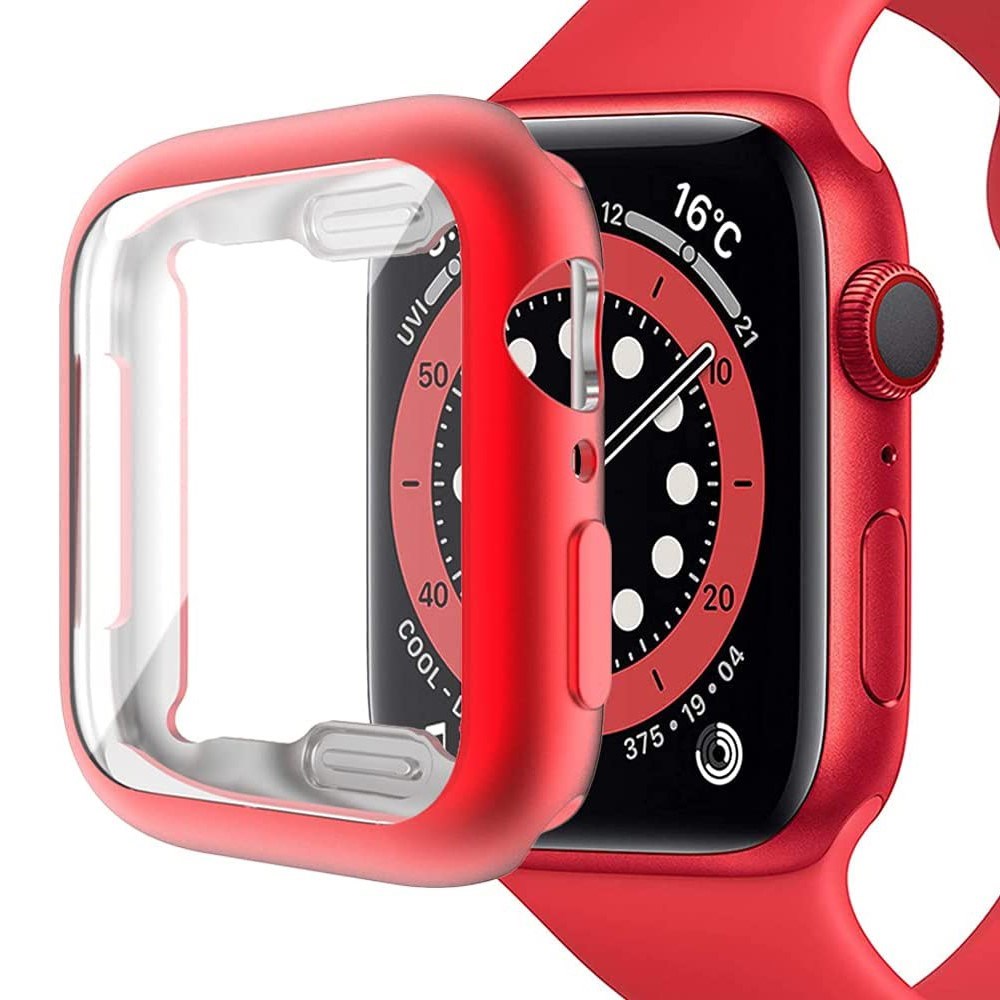 Apple Watch Ultra 3 / 2 / 1 (49mm) Flexible Plastic Case with Screen Protection - Red