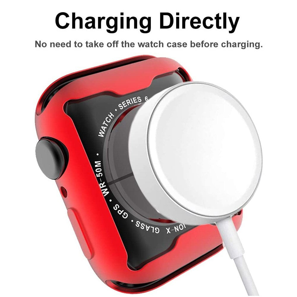 Apple Watch Ultra 3 / 2 / 1 (49mm) Flexible Plastic Case with Screen Protection - Red