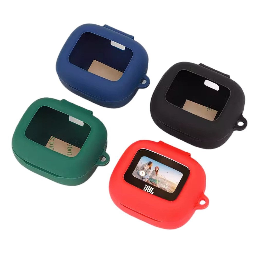 JBL Live Buds 3 Silicone Case with Clip & Cutout for Display - Green