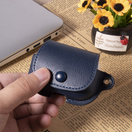 Apple AirPods (3rd Gen.) Faux Leather Case with Button Closure - Light Brown