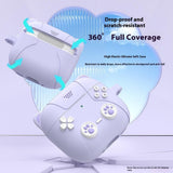 Apple AirPods Pro (3rd Gen.) Silicone Cat Case With Gamer Design - Purple