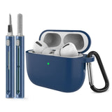 Apple AirPods Pro (3rd gen.) Silicone Case with Carabiner & Cleaning Pen - Midnight Blue