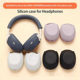 Silicone Cover for Sony WH-1000XM6 Headphones - Black