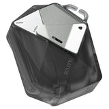 Apple AirPods Pro (3rd Gen.) AULUMU Geometric Plastic Case with Strap - Black