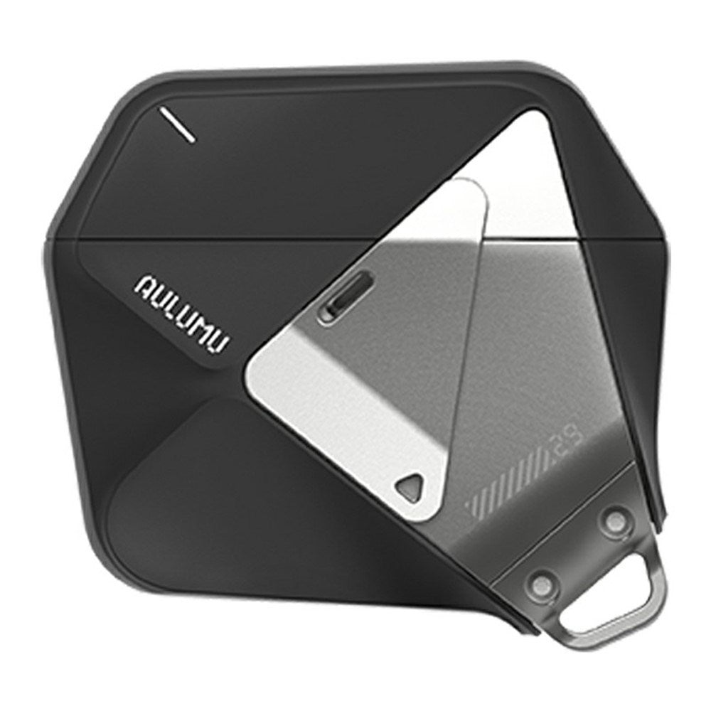 Apple AirPods (4th Gen.) AULUMU Geometric Plastic Case with Strap - Black