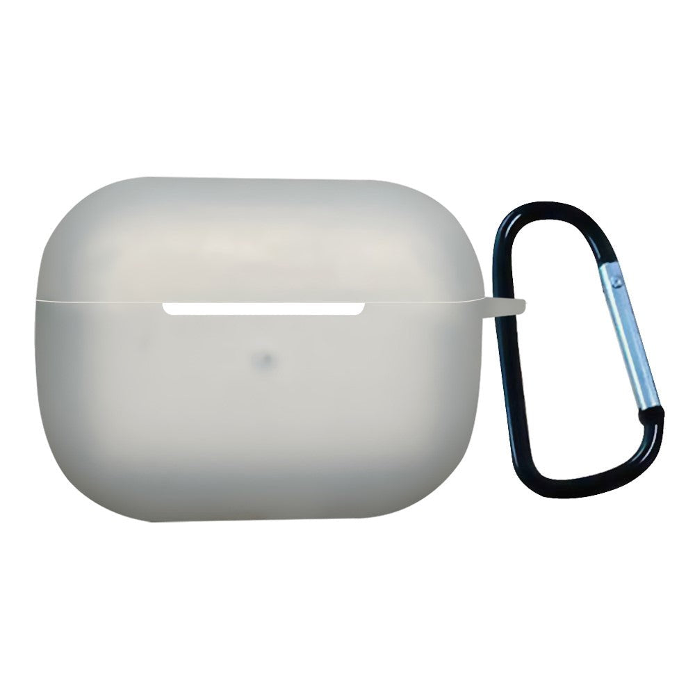 Apple Airpods Pro 2nd Gen (2022) Silicone Case w. Snap Hook - Transparent