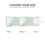 AirPods Pro (1st & 2nd Gen) AHASTYLE Silicone Earplugs - S / M / L - White