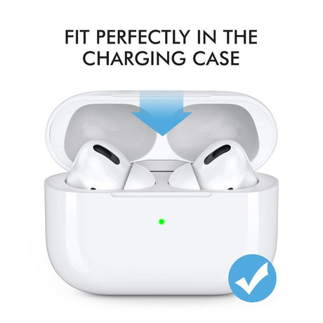AirPods Pro (1st & 2nd Gen) AHASTYLE Silicone Earplugs - S / M / L - Black