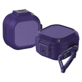 Samsung Galaxy Buds2 / Buds2 Pro / Buds Pro / Buds Live Hybrid Plastic Case with Carabiner - Purple