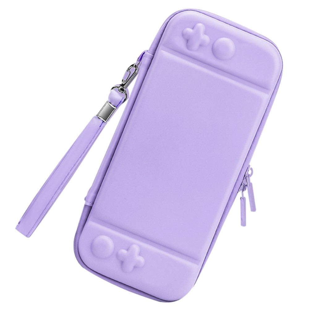 Nintendo Switch / Switch OLED Storage Shell w. Zipper - Purple