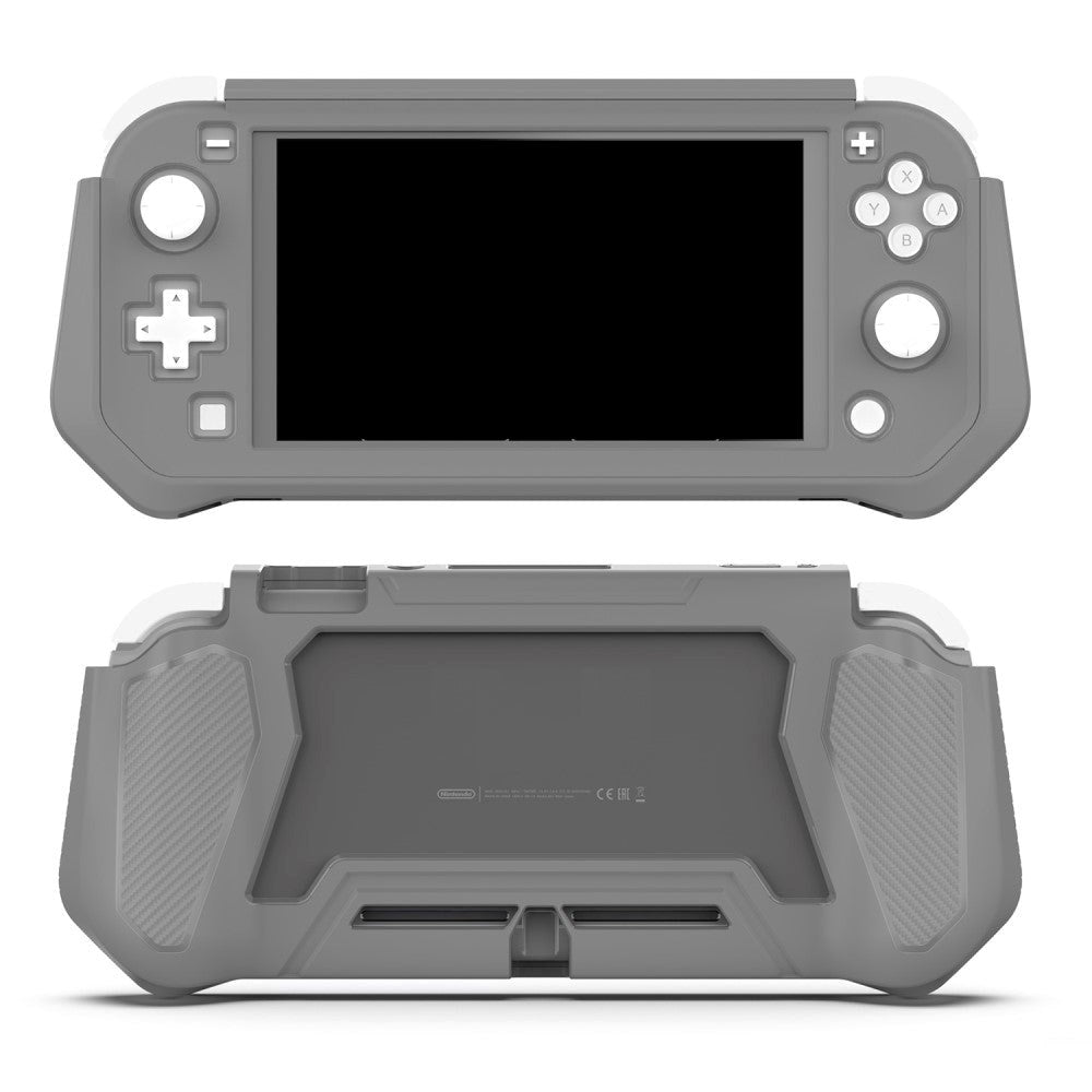 Nintendo Switch Lite 360° Plastic Case w. Screen Protection - Grey