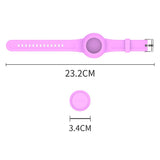 Apple AirTag Silicone Strap with 3D Design - Pink / Rose