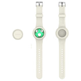 Apple AirTag Silicone Strap with 3D Design - Beige / Frog