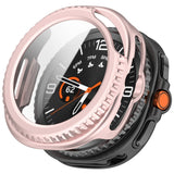 Samsung Galaxy Watch 8 Classic (46mm) Hard Plastic Case with Built-in Screen Protector - Pink