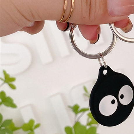 Apple AirTag Silicone Case - Keychain with Fun Design - Shiba Inu