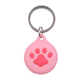 Apple AirTag Silicone Case - Keychain with Fun Design - Paw