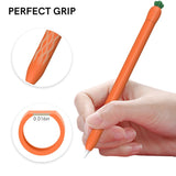 Apple Pencil 2 Generation Soft Silicone Case with Motif - Carrot