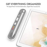 Apple Pencil Storage Hard Case in PC Plastic - White