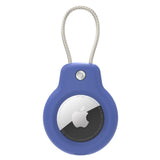 Hard Plastic AirTag Case with Wire - Blue