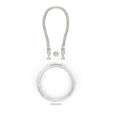 Hard Plastic AirTag Case with Wire - Transparent