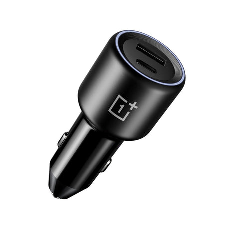 Original OnePlus Supervooc Car Charger 80W - USB-C & USB-A - Black