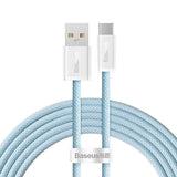 Baseus Dynamic Series USB-A to USB-C Cable 100W - 2m - Blue