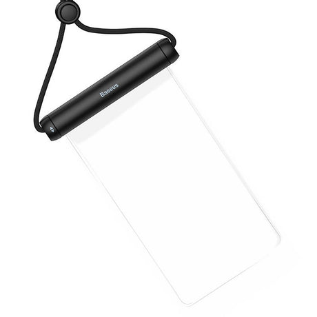 Baseus Cylinder Waterproof Case - Black / Transparent (Max. Mobile 210 x 110 mm)