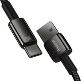 Baseus 100W USB-A to USB-C Cable 480Mb/s - 1m - Black