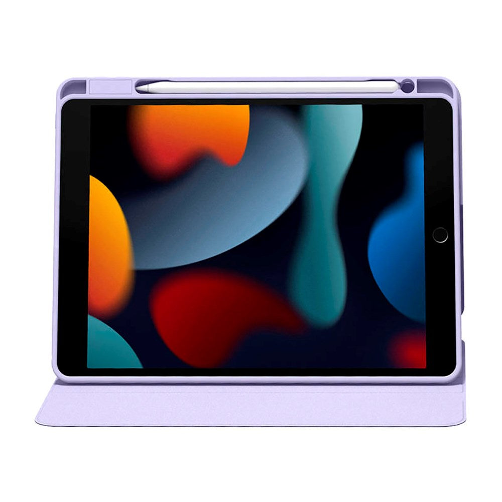 iPad 10.2" (2021 / 2020 / 2019) Baseus Minimalist Series Magnetic Protective Case - Purple