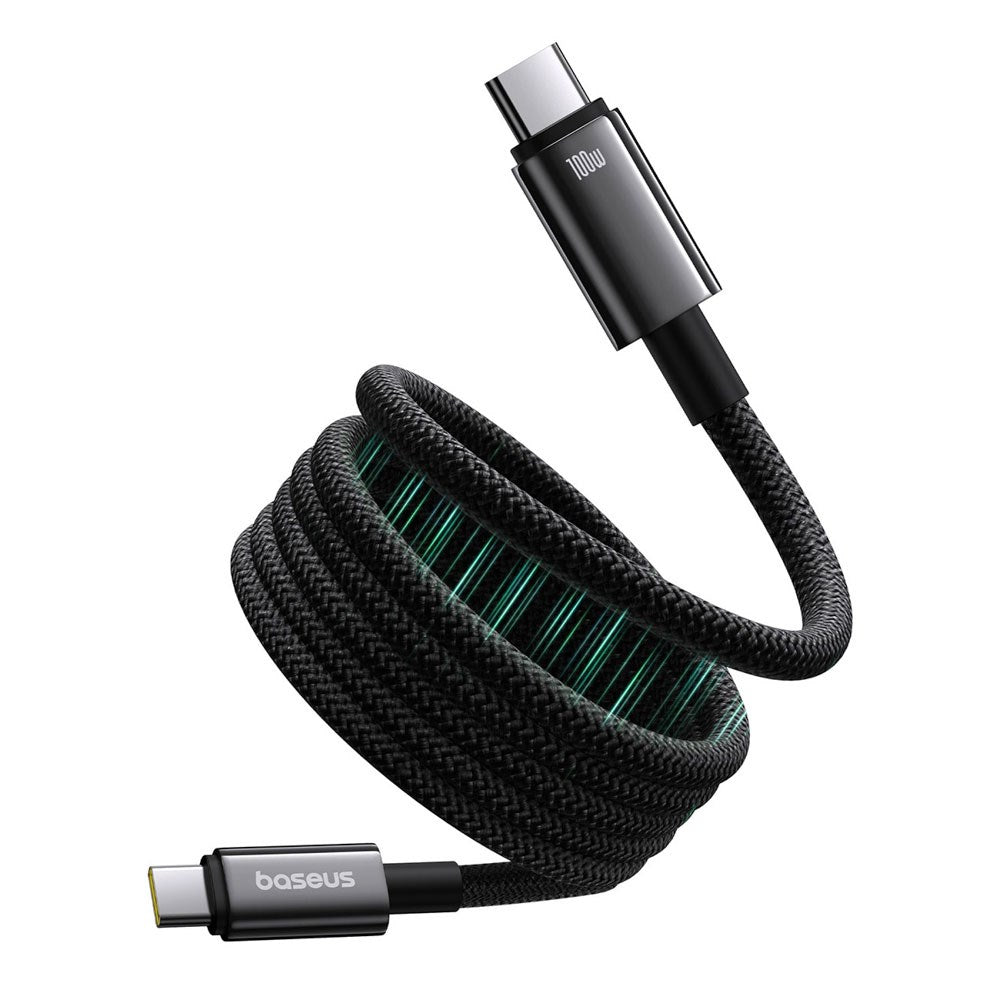 Baseus 100W USB-C to USB-C Cable 480Mb/s - 1m - Black