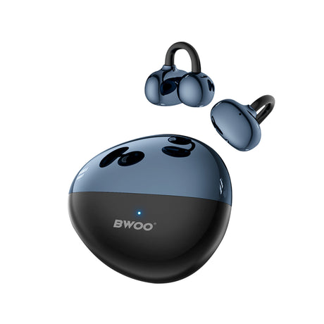 BWOO True Wireless Earphones - Open-Ear - Black