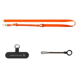SmallRig Faux Leather Phone Strap with Adjustable Length - Orange