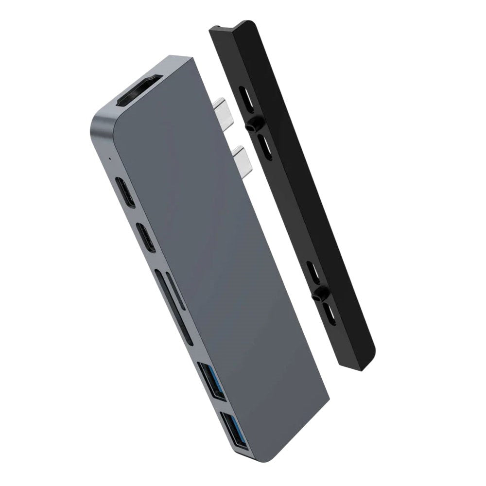 Hyper HyperDrive Duo 7-in-2 USB-C Hub - Grey