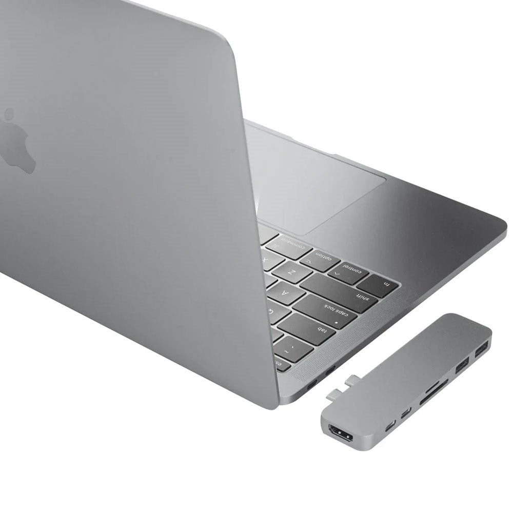 Hyper HyperDrive Duo 7-in-2 USB-C Hub - Grey