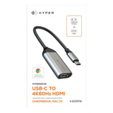 Hyper HyperDrive USB-C to HDMI Adapter - Black / Grey