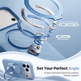 iPhone 18 Pro / 17 Pro TORRAS Ostand Q3 Wind Case - MagSafe Compatible - Blue