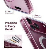 iPhone 18 Pro Max / 17 Pro Max TORRAS Ostand Q3 Spin Case - MagSafe Compatible - Transparent