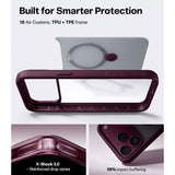 iPhone 18 Pro Max / 17 Pro Max TORRAS Ostand Q3 Spin Case - MagSafe Compatible - Purple